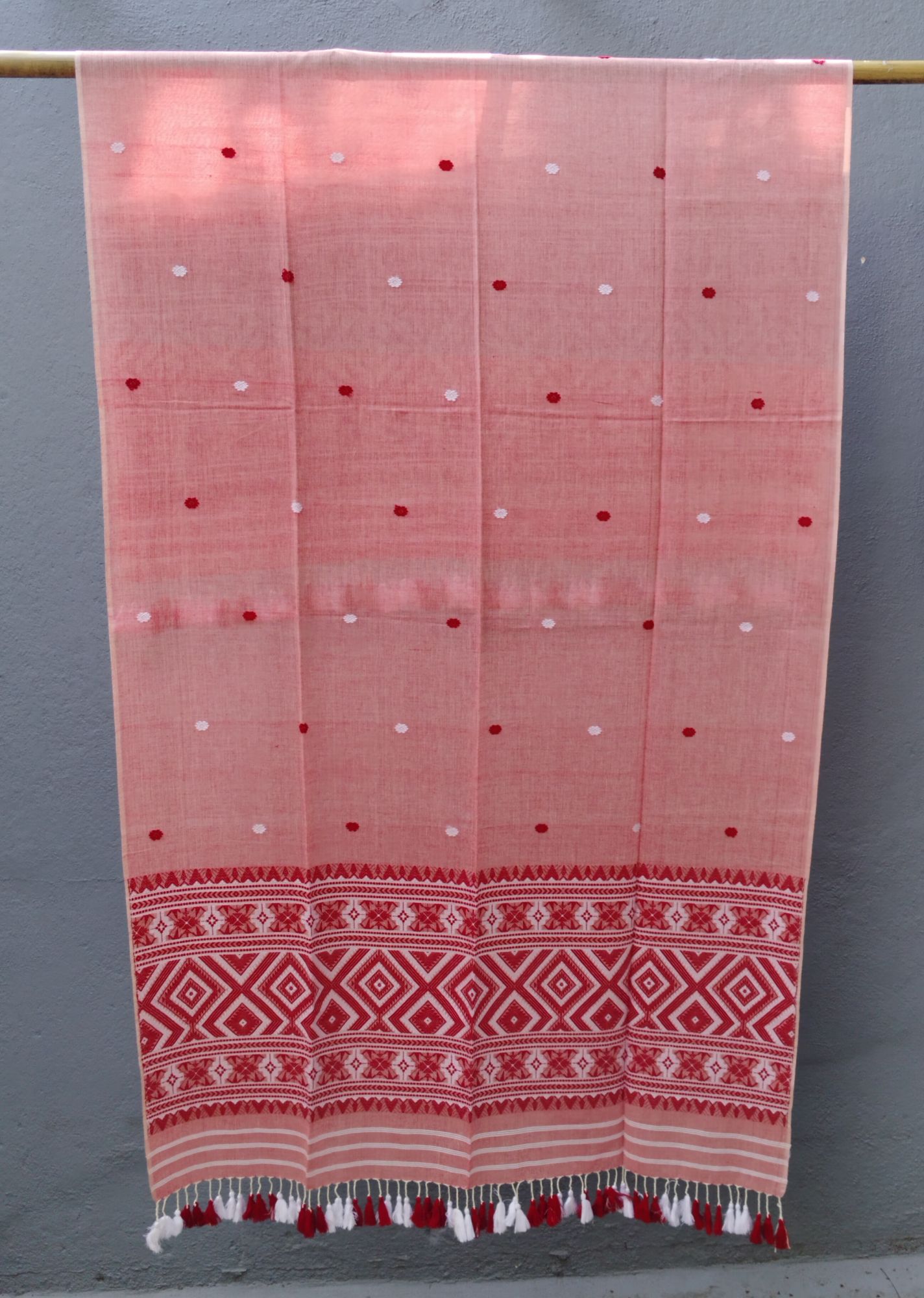 Assam Weave Cotton Dupatta