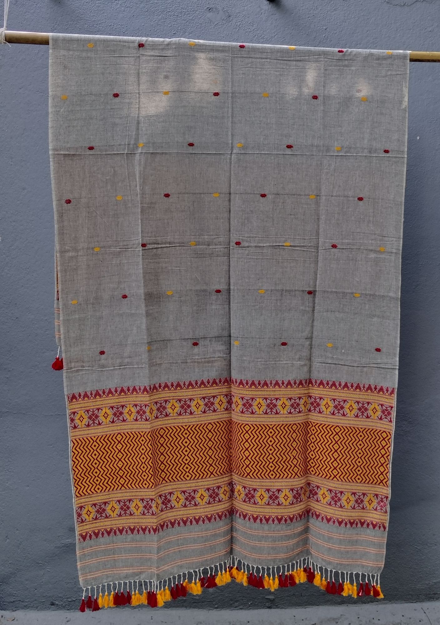 Assam Weave Cotton Dupatta