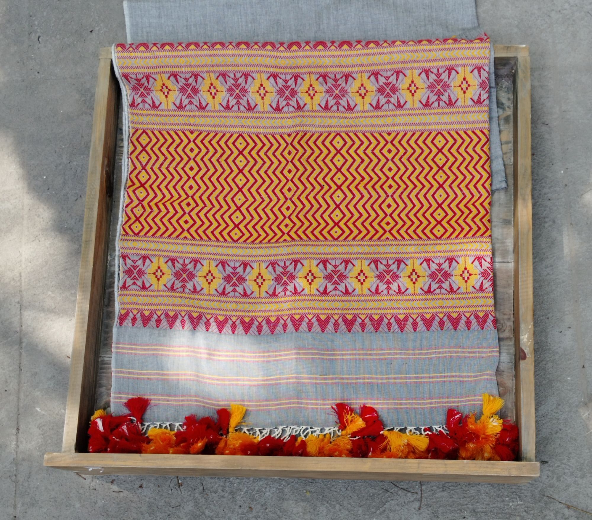 Assam Weave Cotton Dupatta