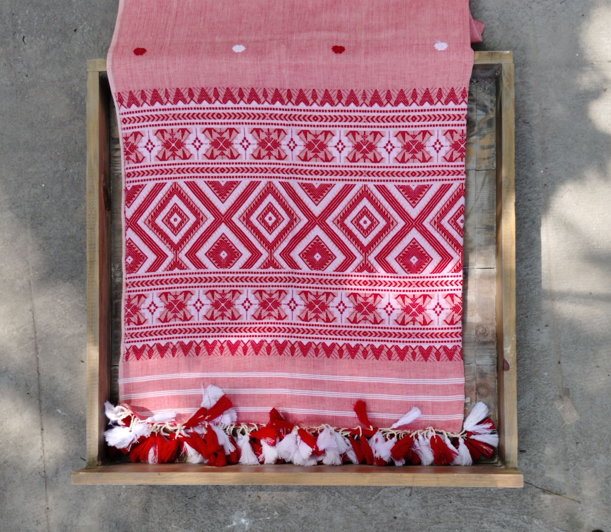 Assam Weave Cotton Dupatta