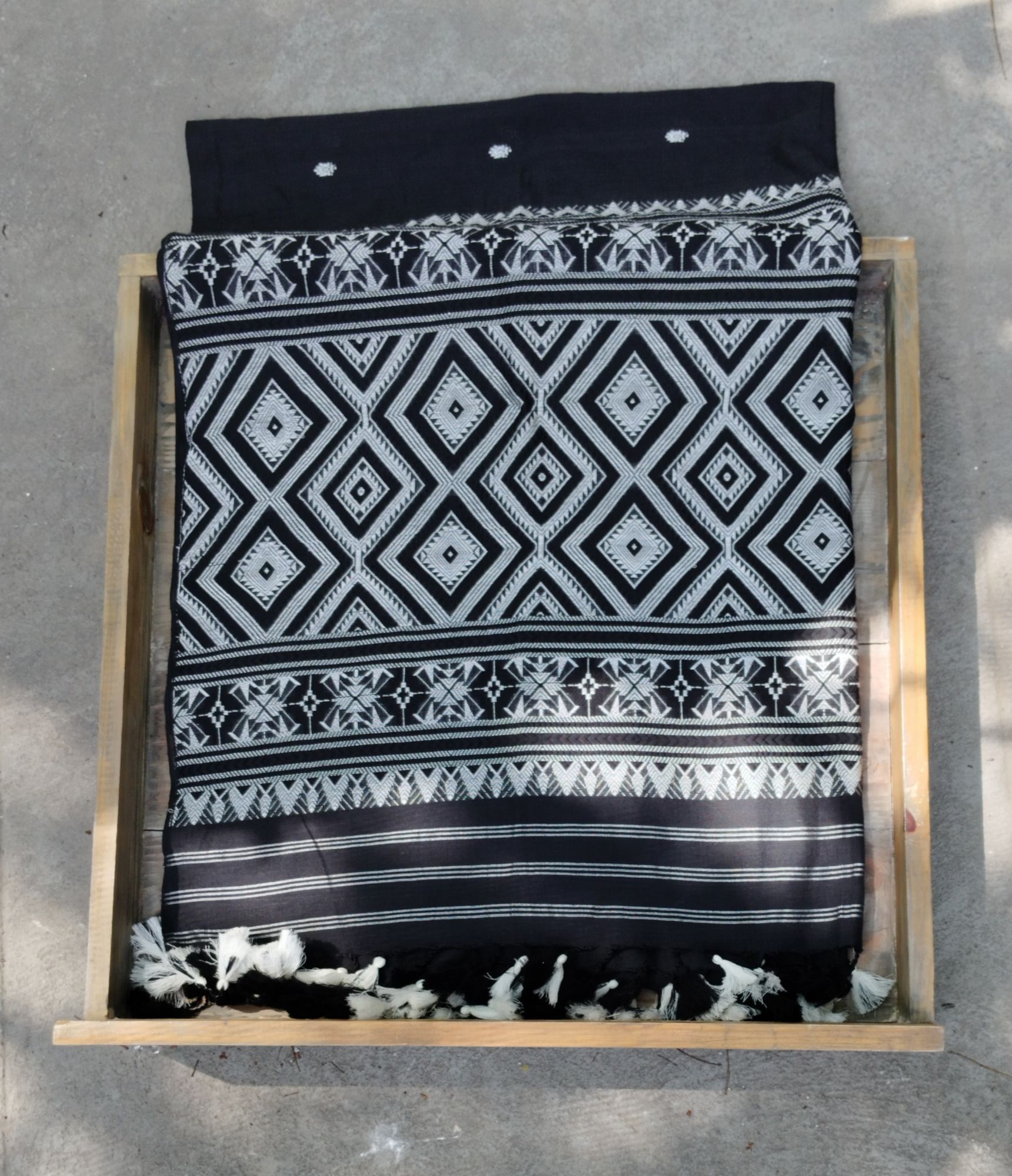 Assam Weave Cotton Dupatta
