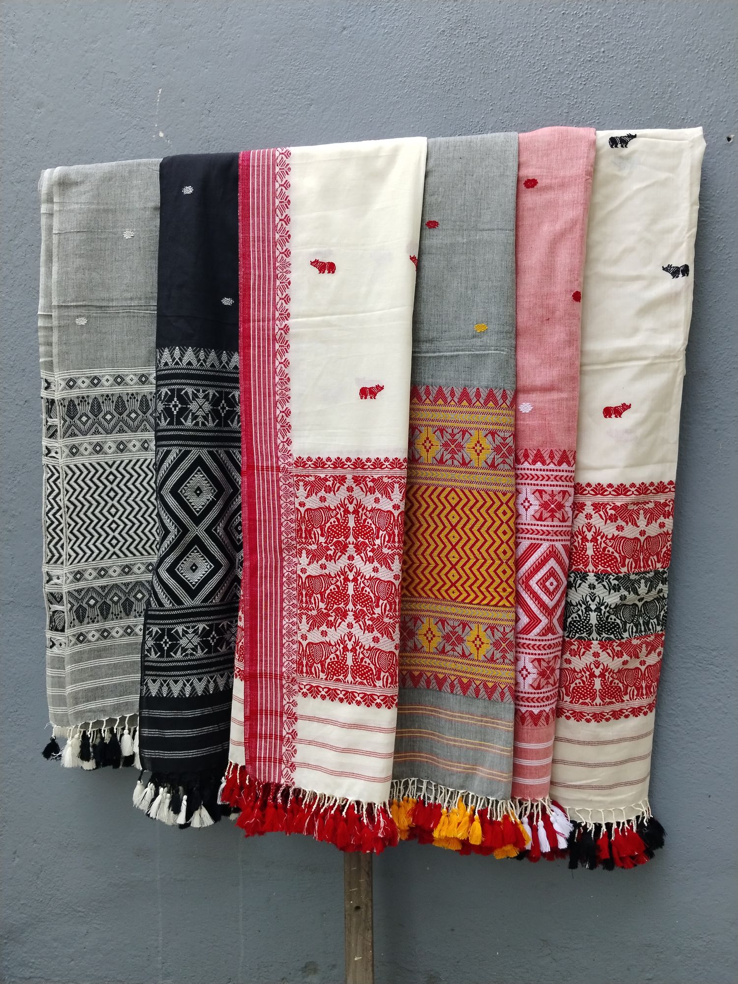 Assam Weave Cotton Dupatta