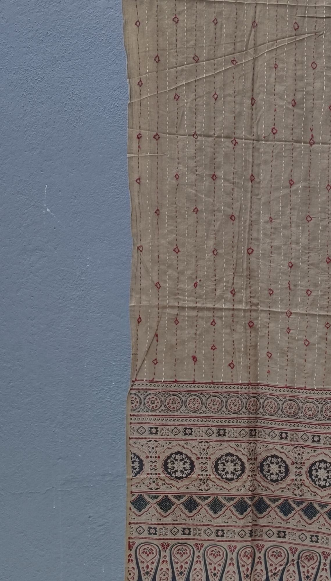 Block print Cotton Dupatta