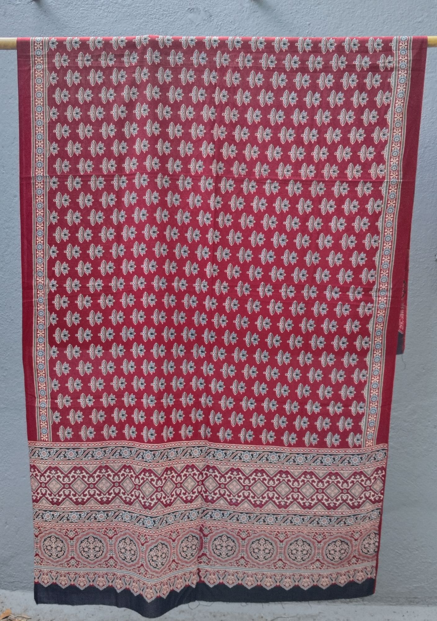 Block Print Cotton Dupatta
