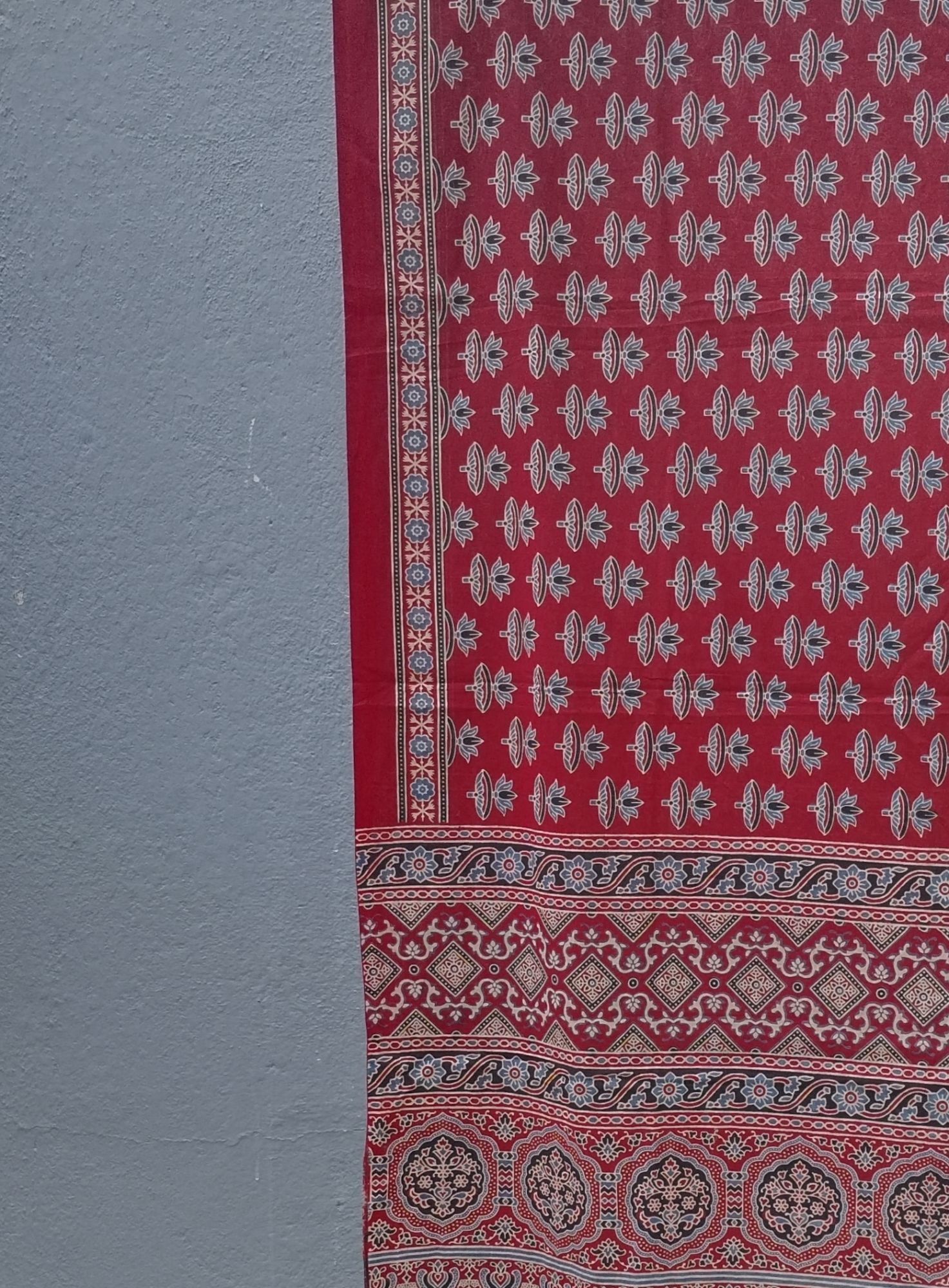 Block Print Cotton Dupatta