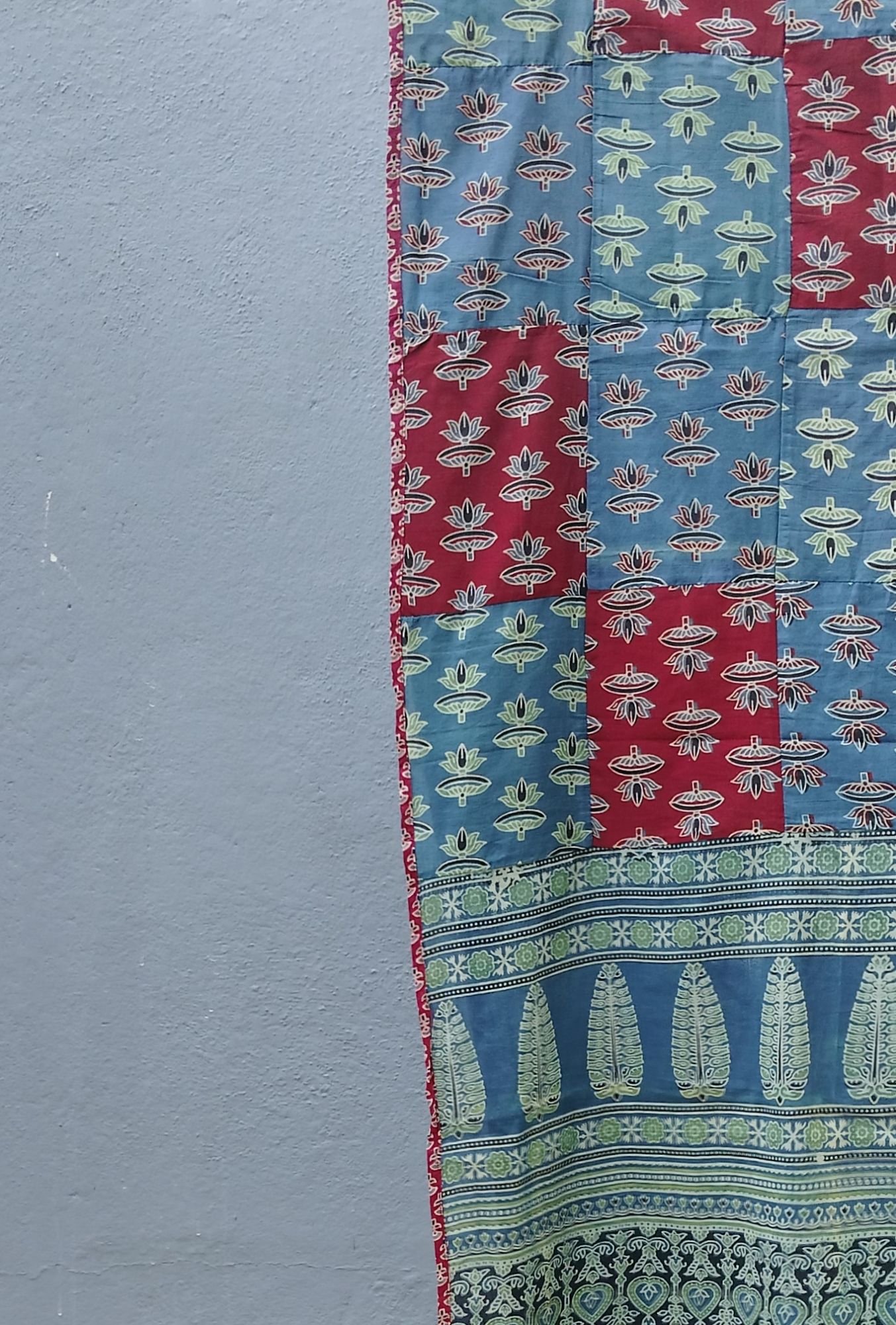 Patch work Cotton Dupatta