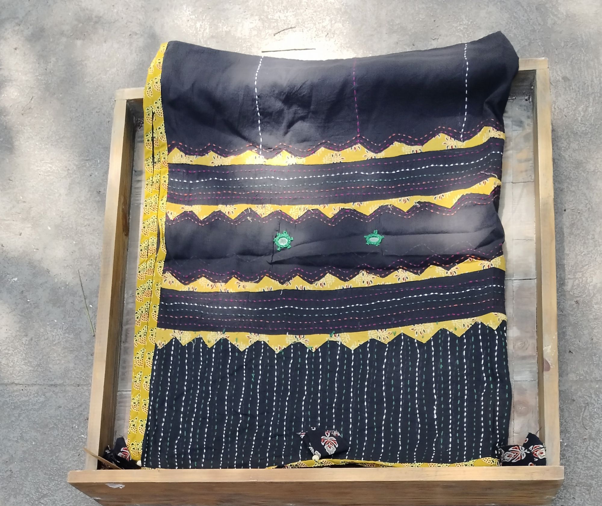 Patch work Cotton Dupatta