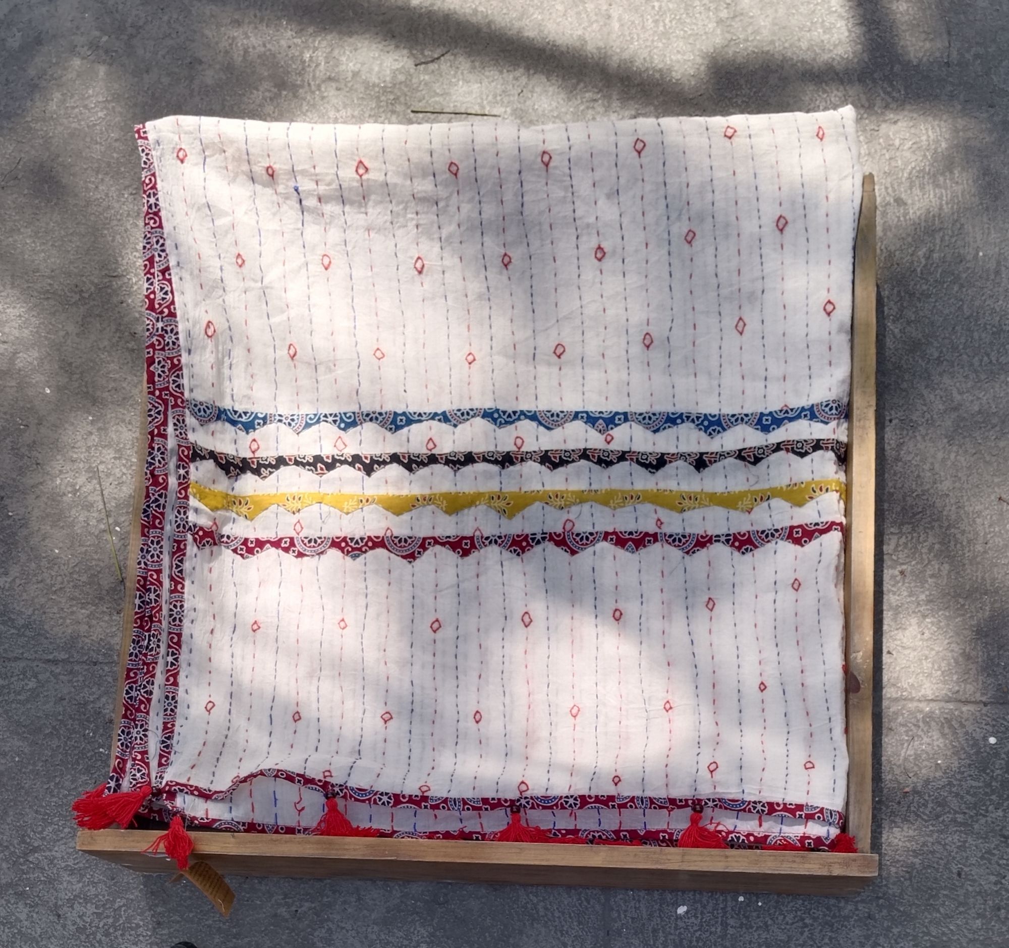 Patch Work Cotton Dupatta