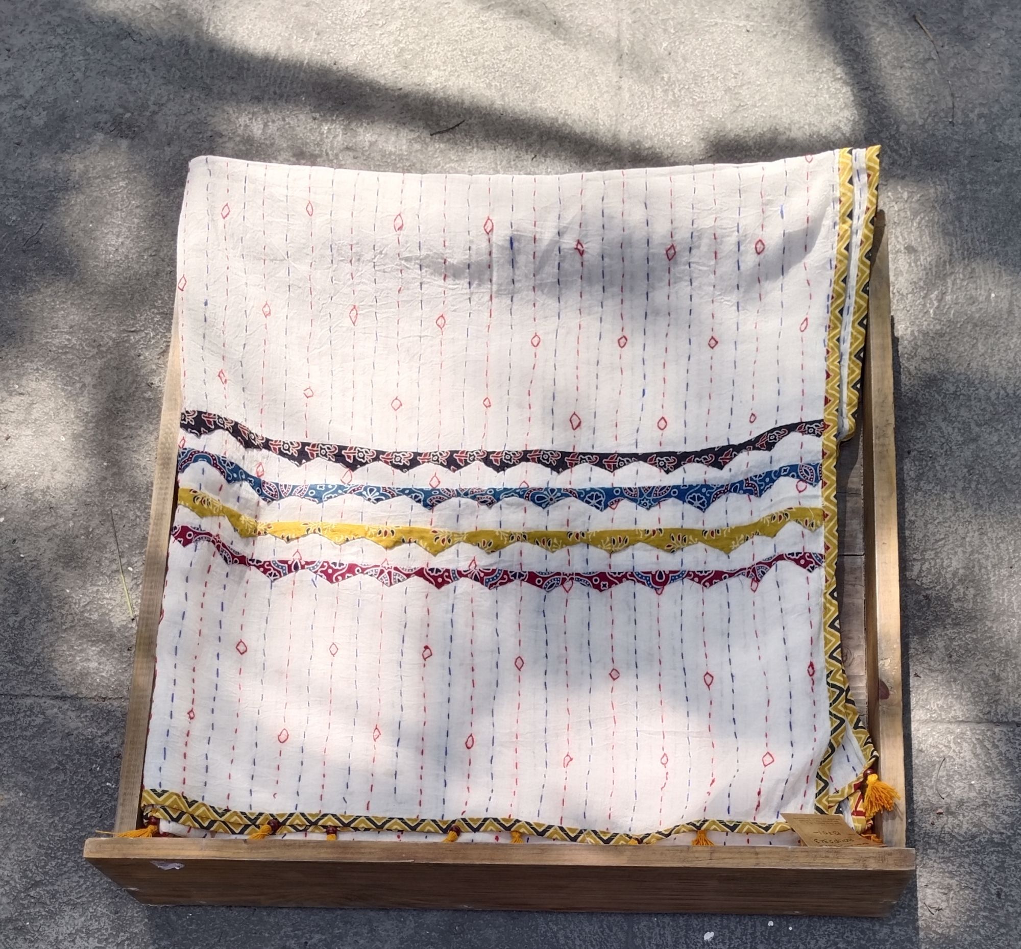 Patch Work Cotton Dupatta