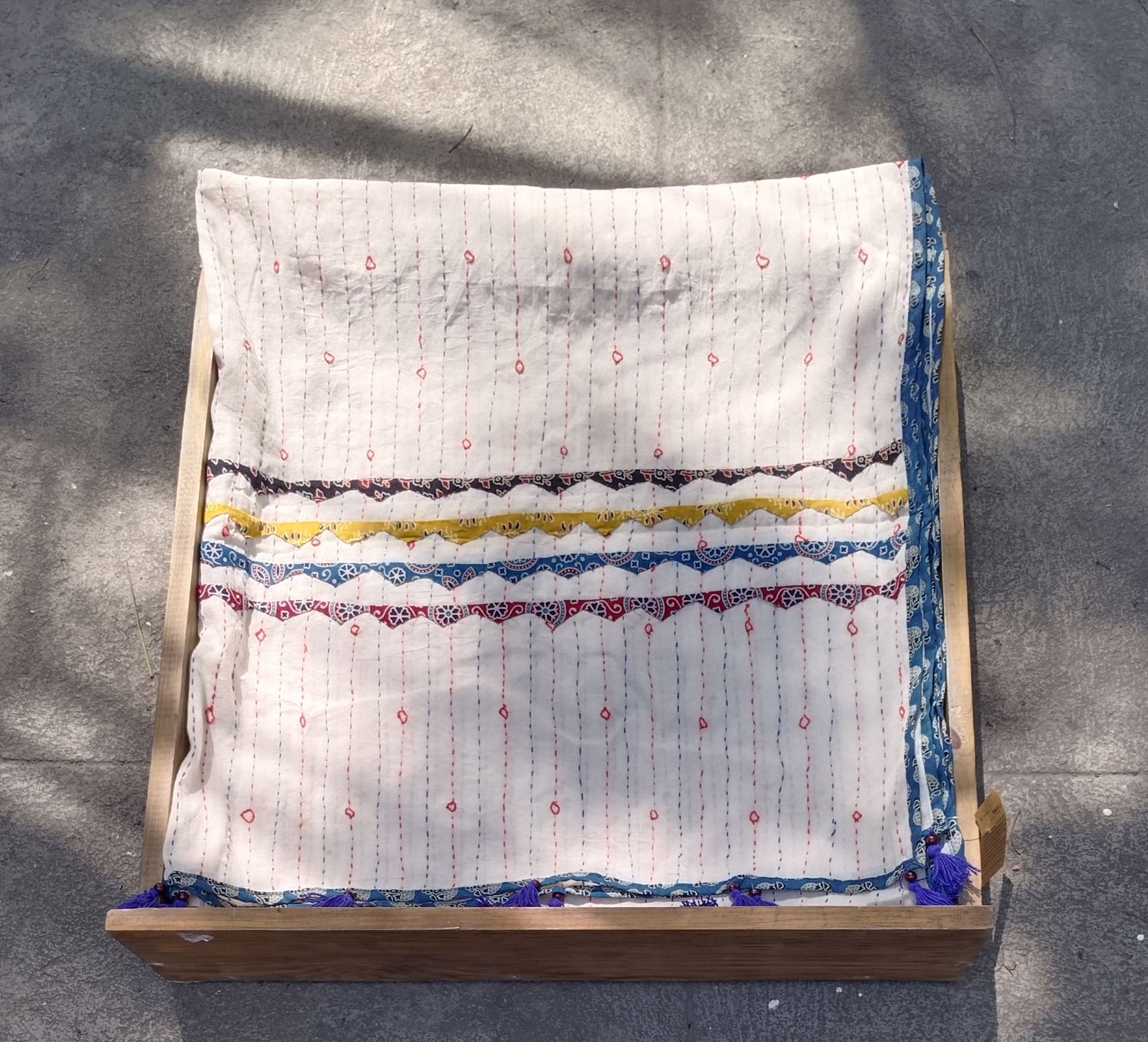 Patch Work Cotton Dupatta