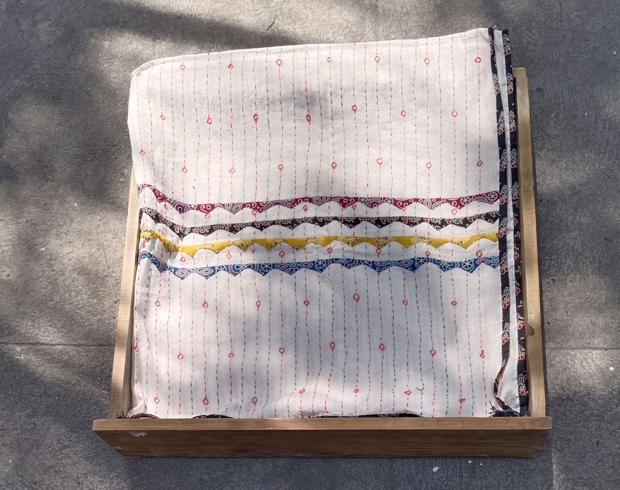 Patch work Cotton Dupatta