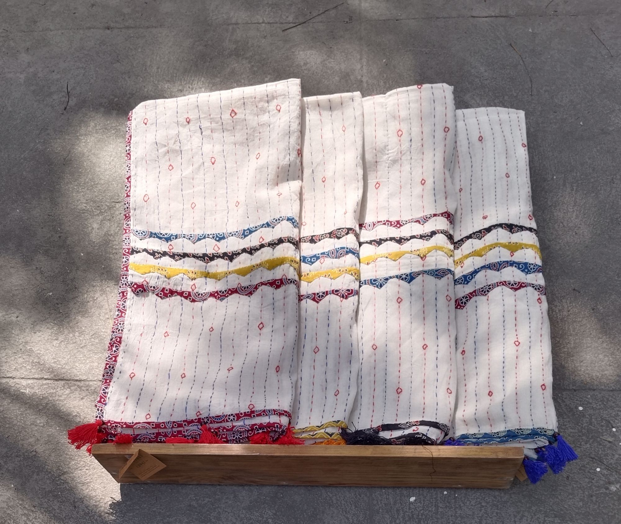 Patch Work Cotton Dupatta