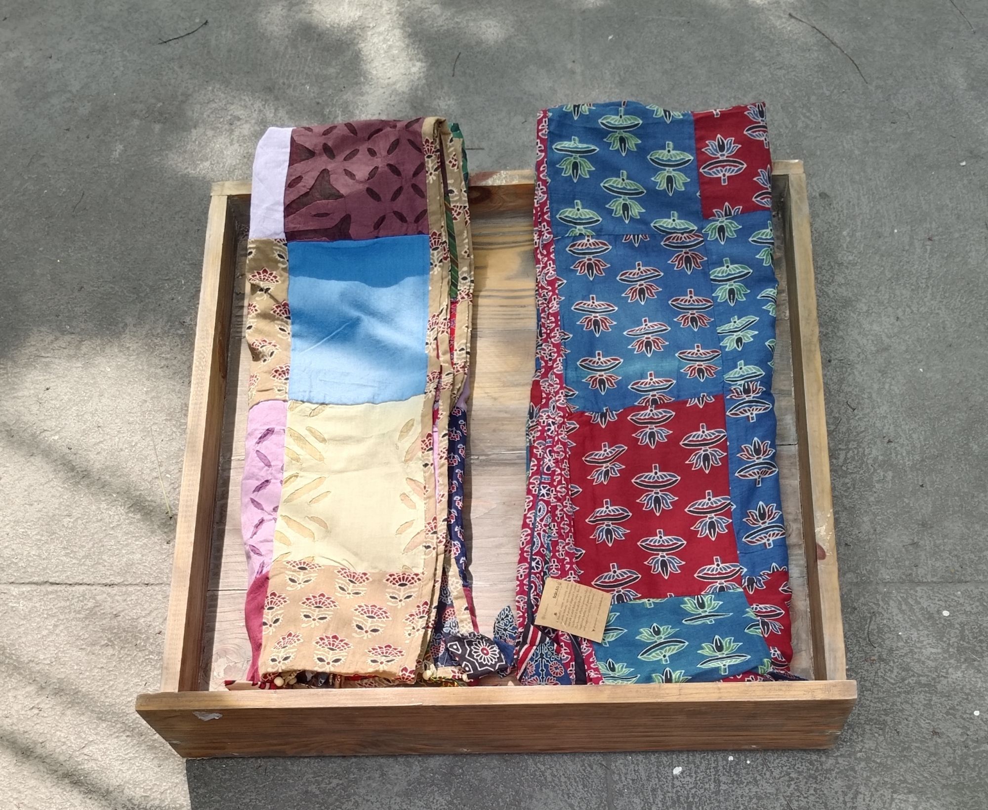 Patch work Cotton Dupatta