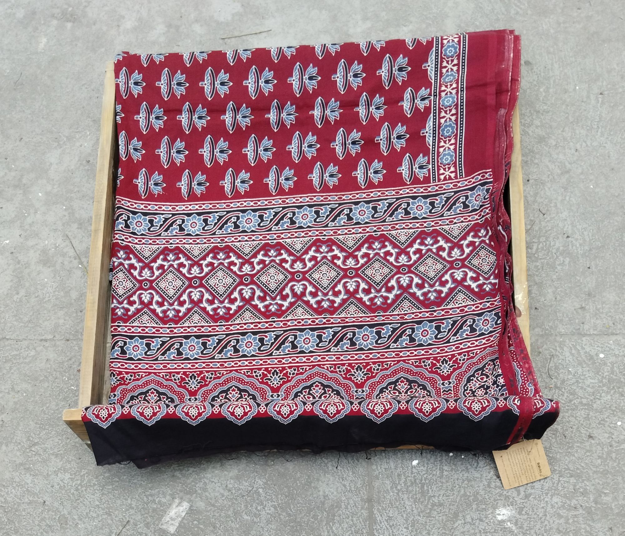 Block Print Cotton Dupatta