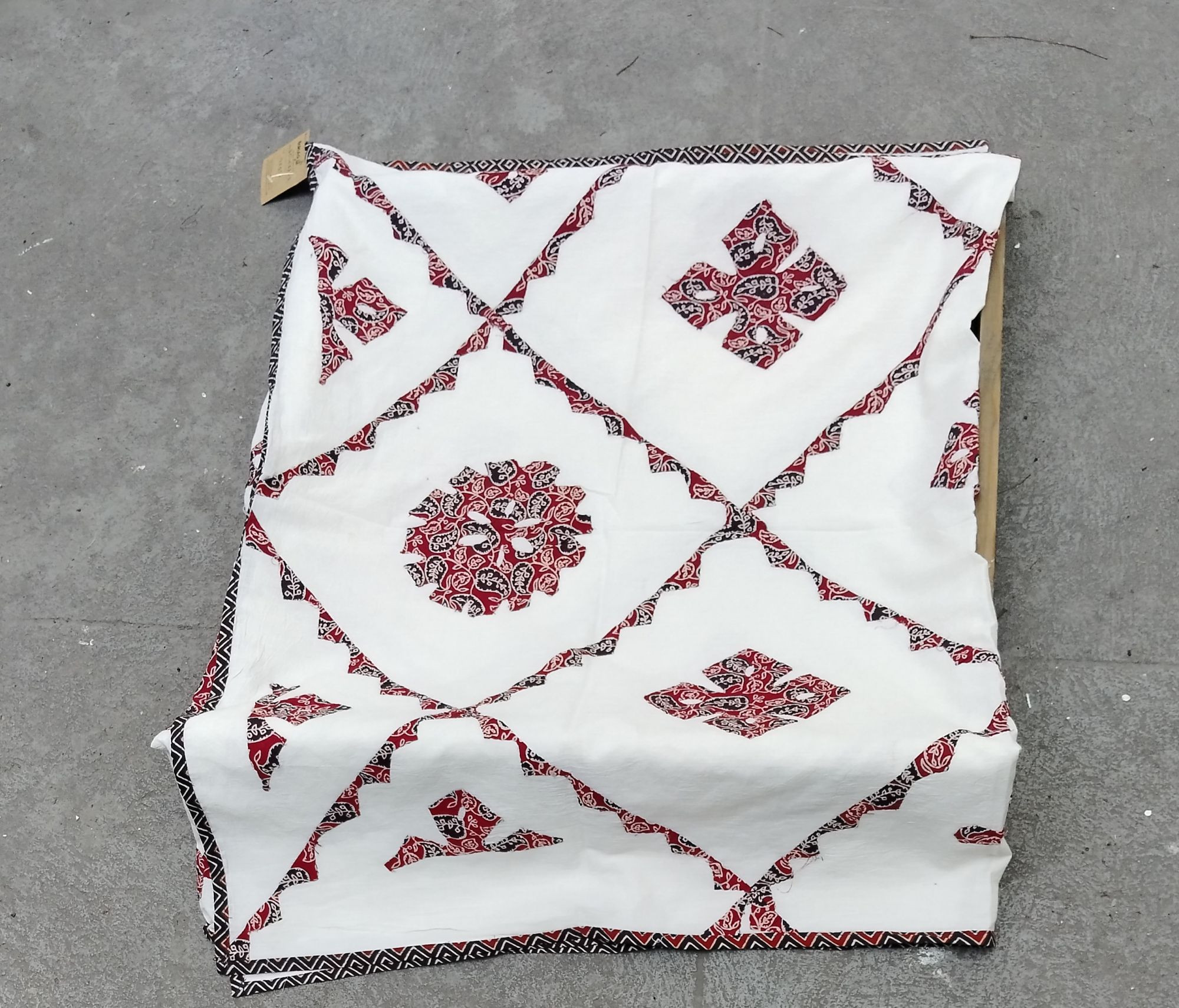 Patch work Cotton Dupatta