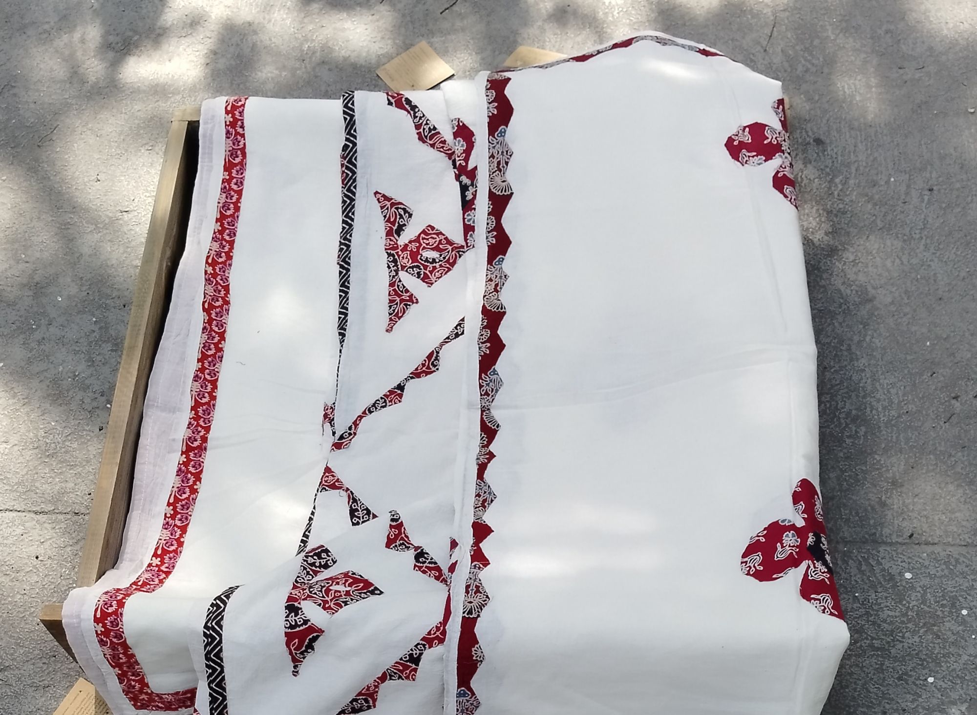 Patch work Cotton Dupatta