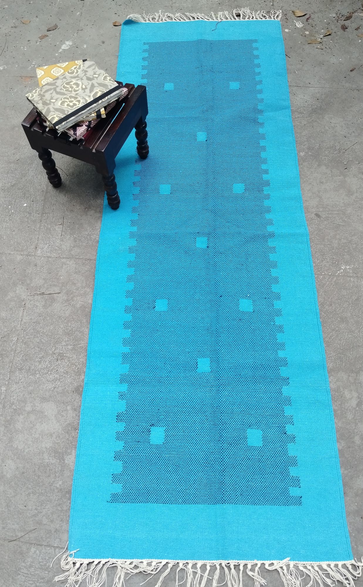 Cotton Block Print Carpet