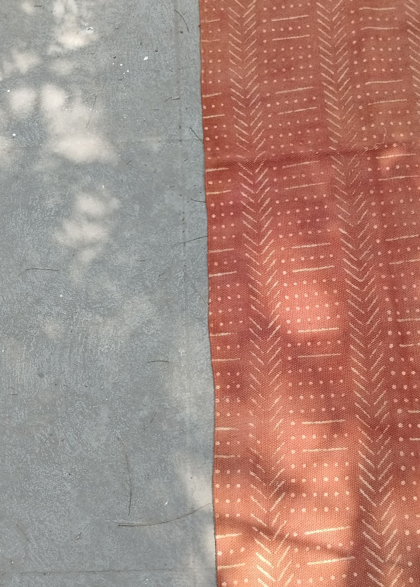 Cotton Block Print Carpet