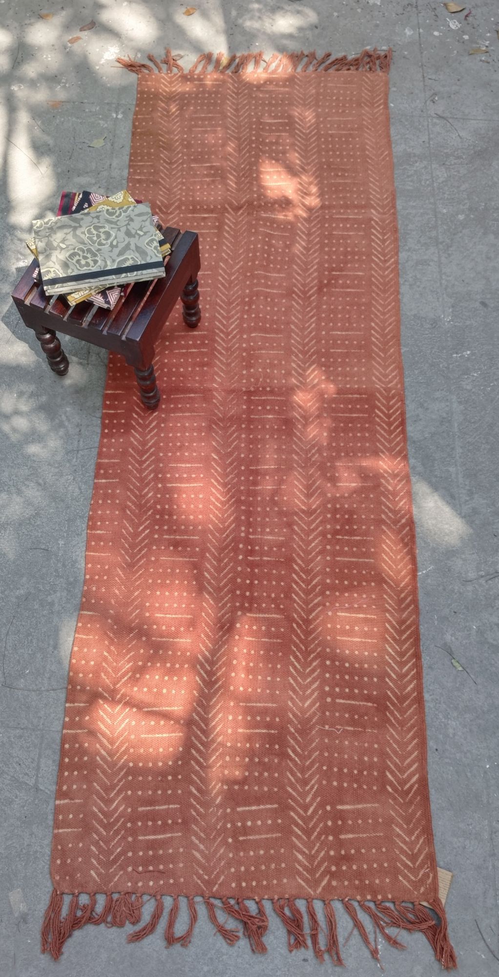 Cotton Block Print Carpet