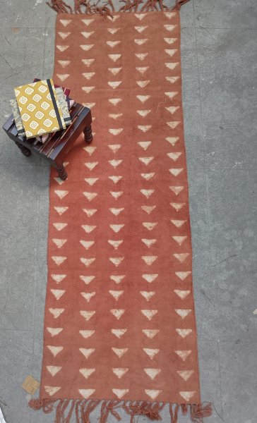 Cotton Block Print Carpet