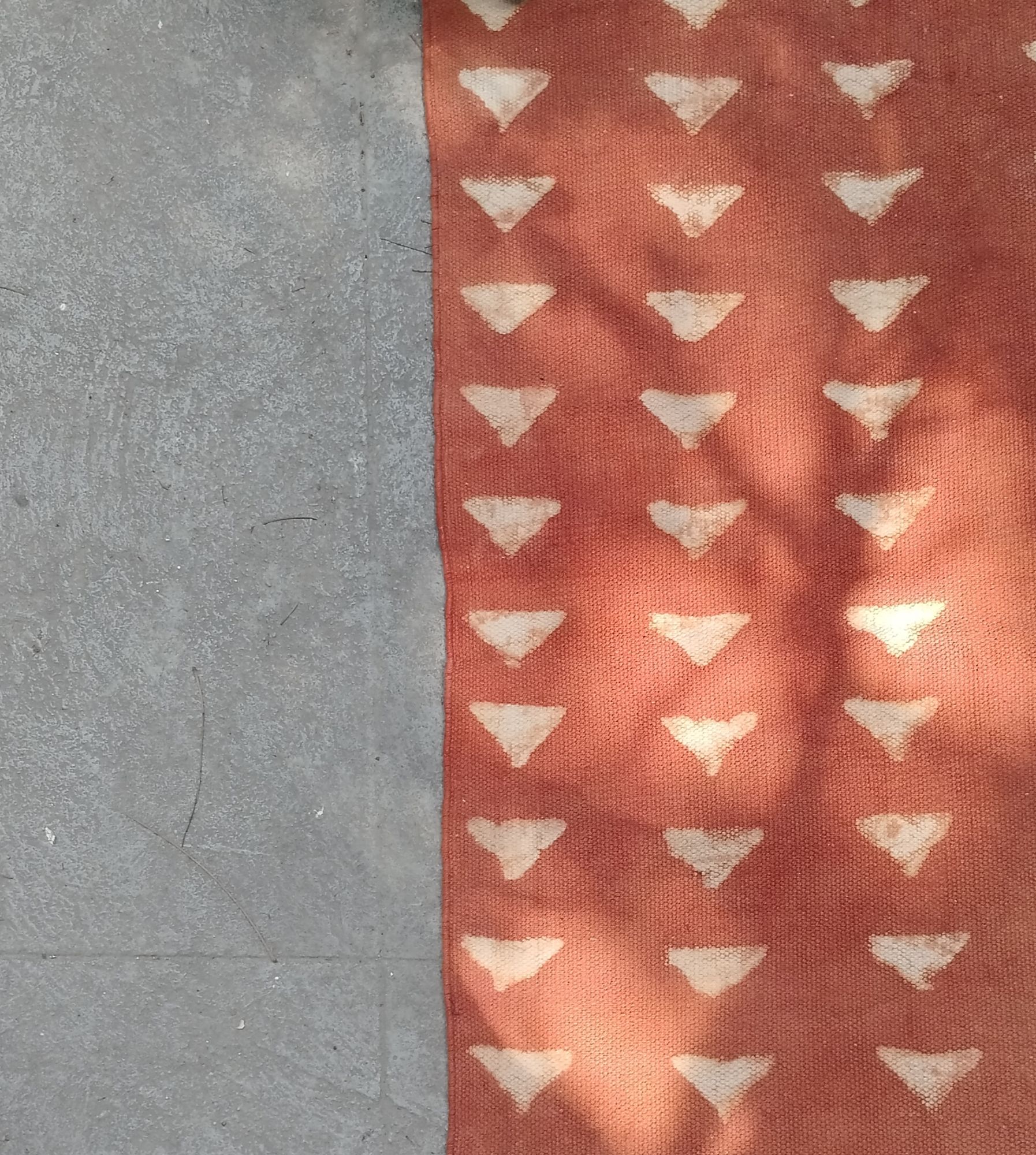 Cotton Block Print Carpet