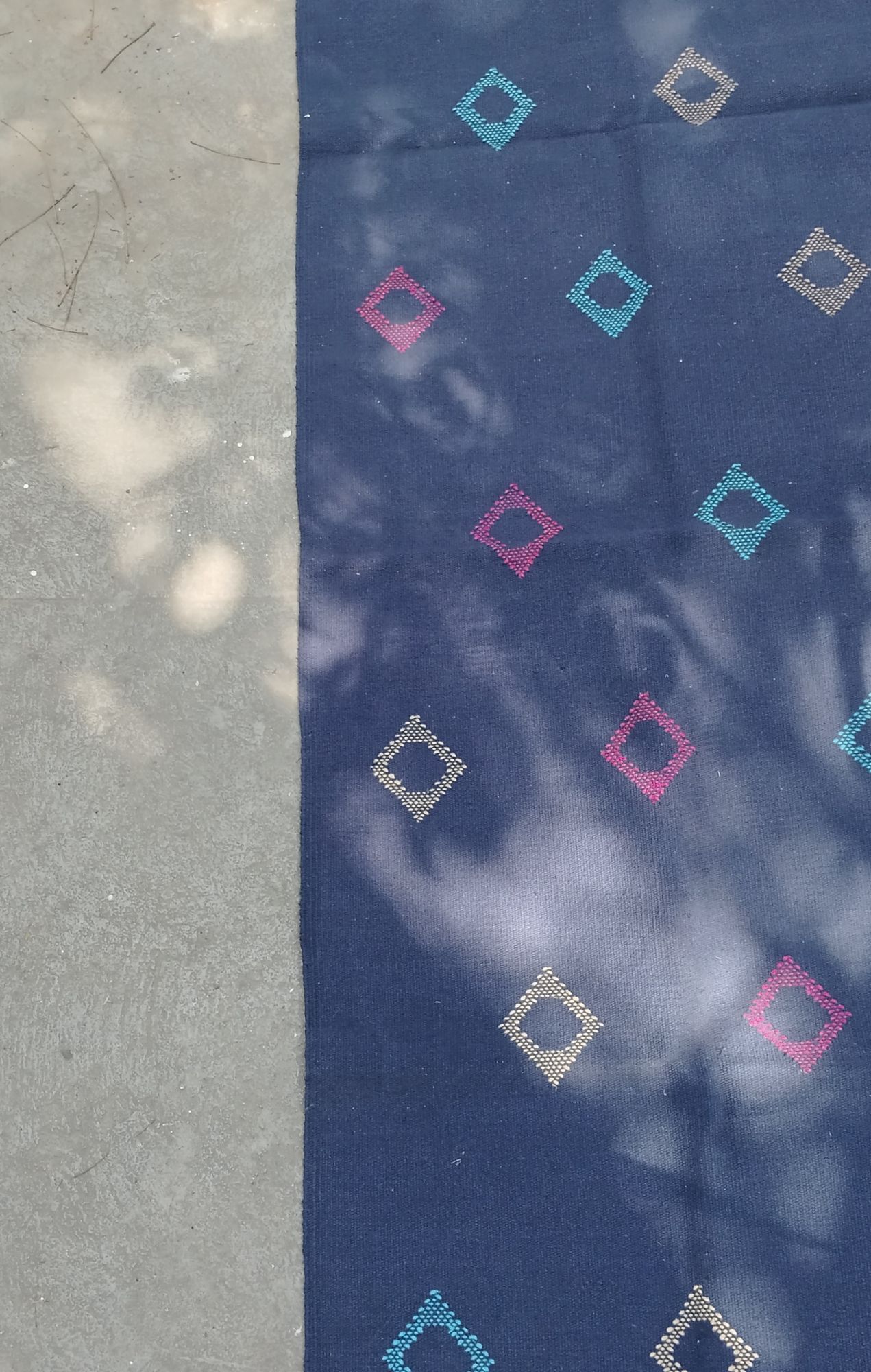 Cotton Block Print Carpet