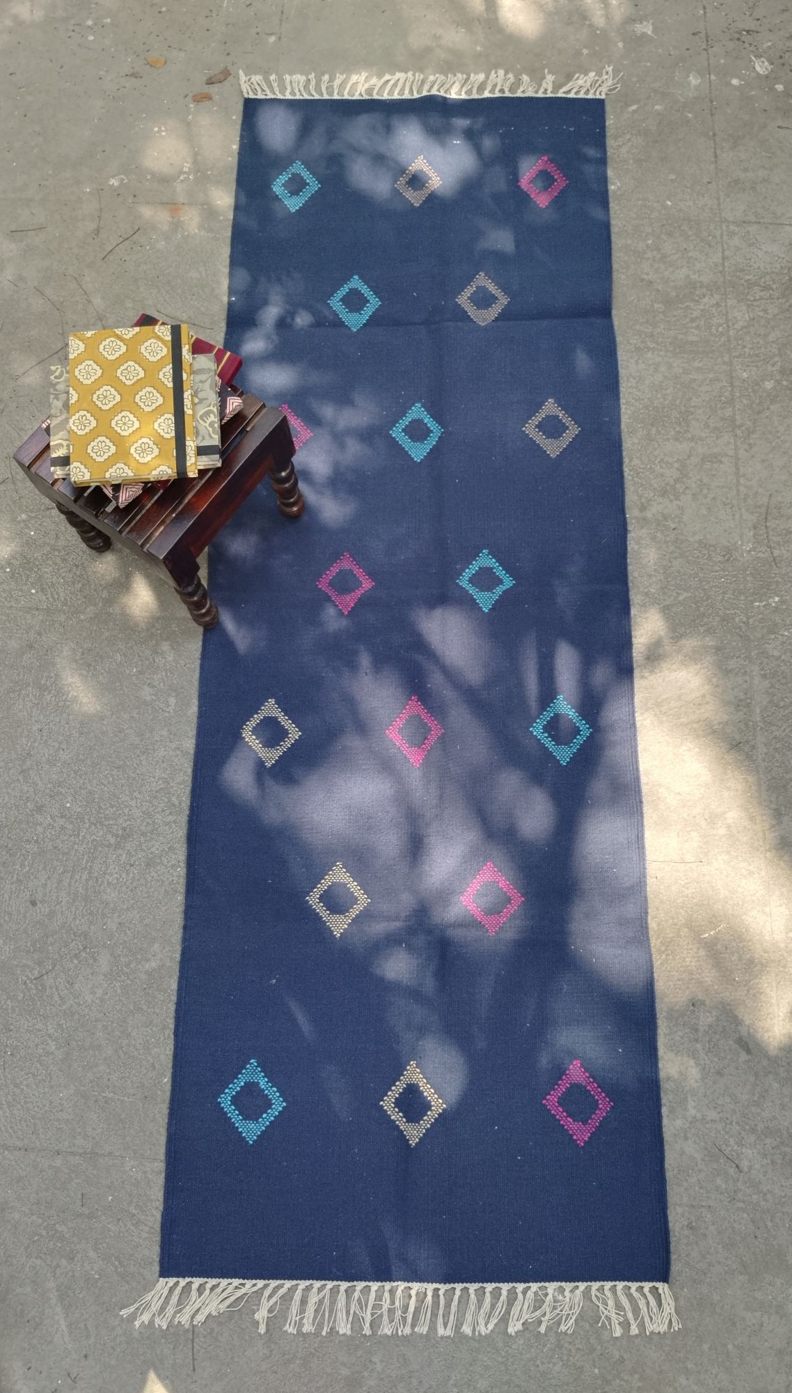 Cotton Block Print Carpet