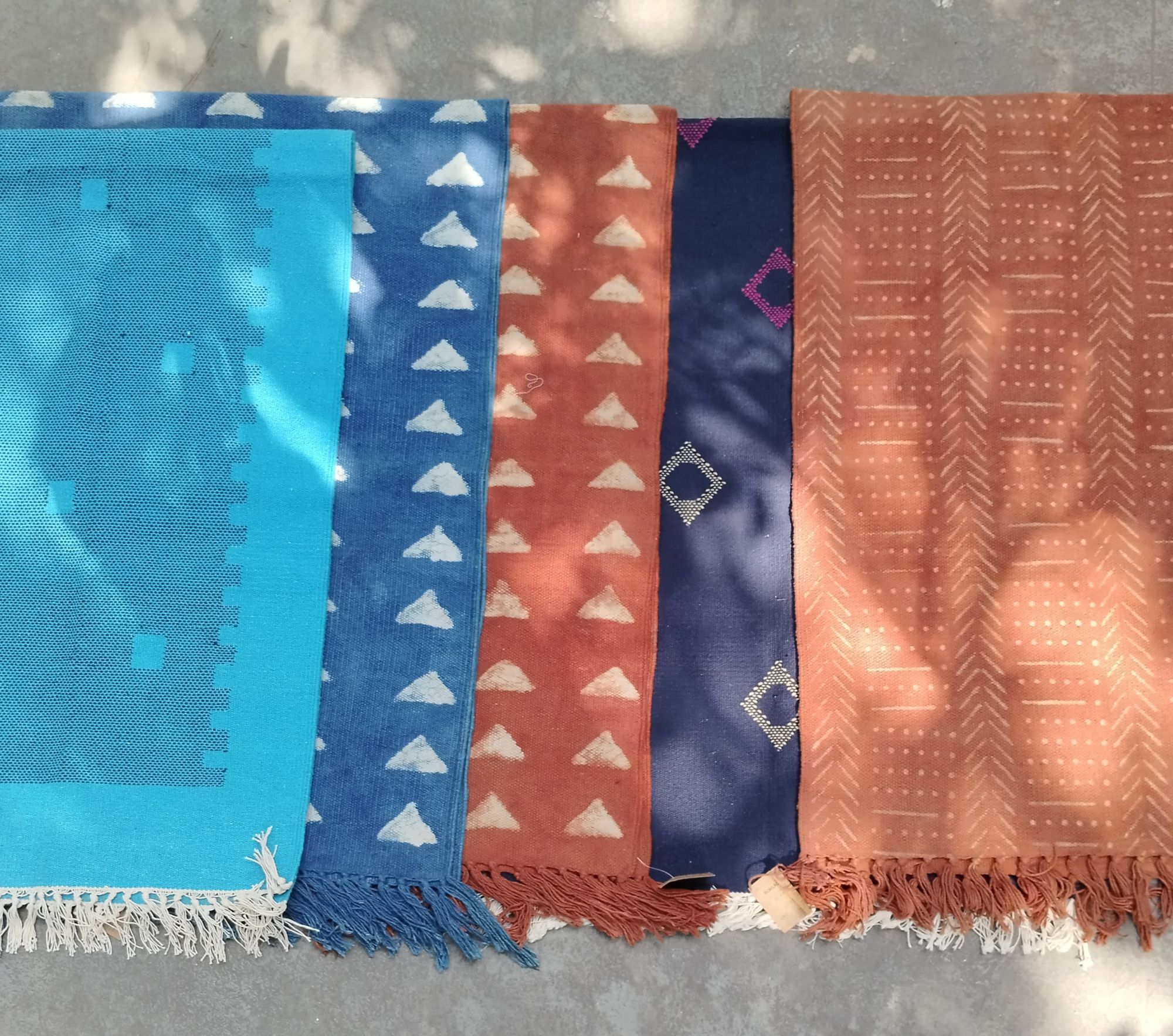 Cotton Block Print Carpet