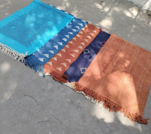 Cotton Block Print Carpet