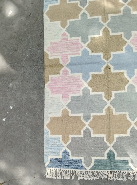 Woollen Dhurrie Rug Carpet