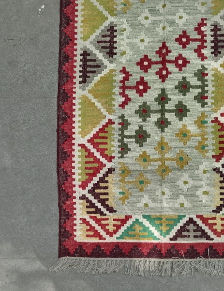 Woollen Dhurrie Rug Carpet