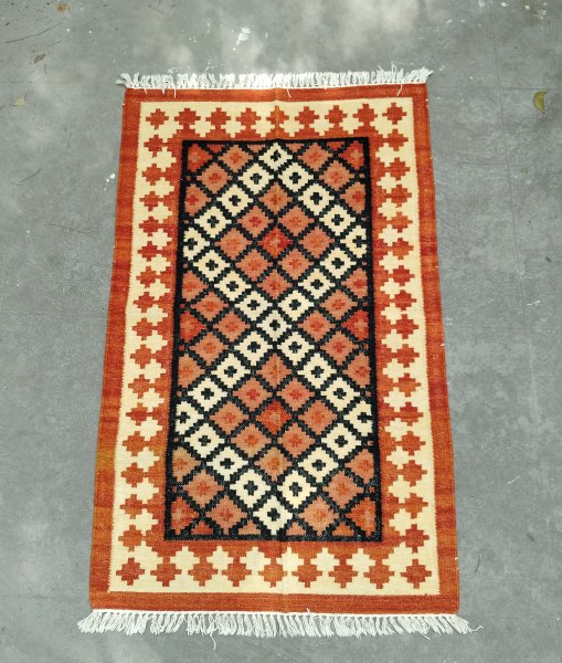 Woollen Dhurrie Rug Carpet