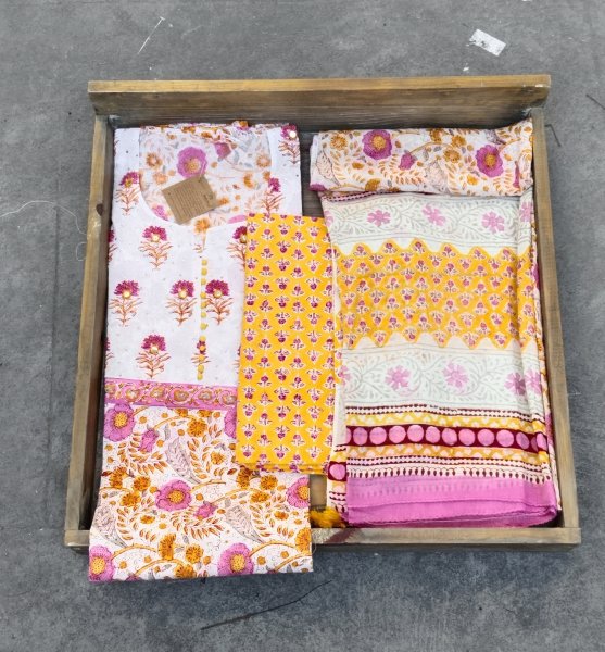 Cotton Unstitched Dress Material