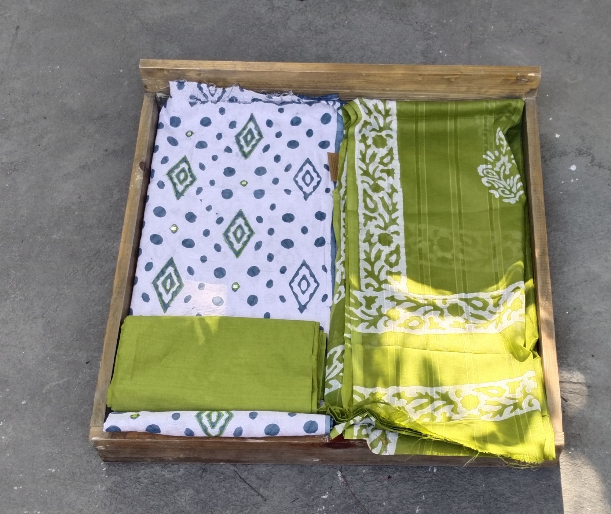 Cotton Unstitched Dress Material