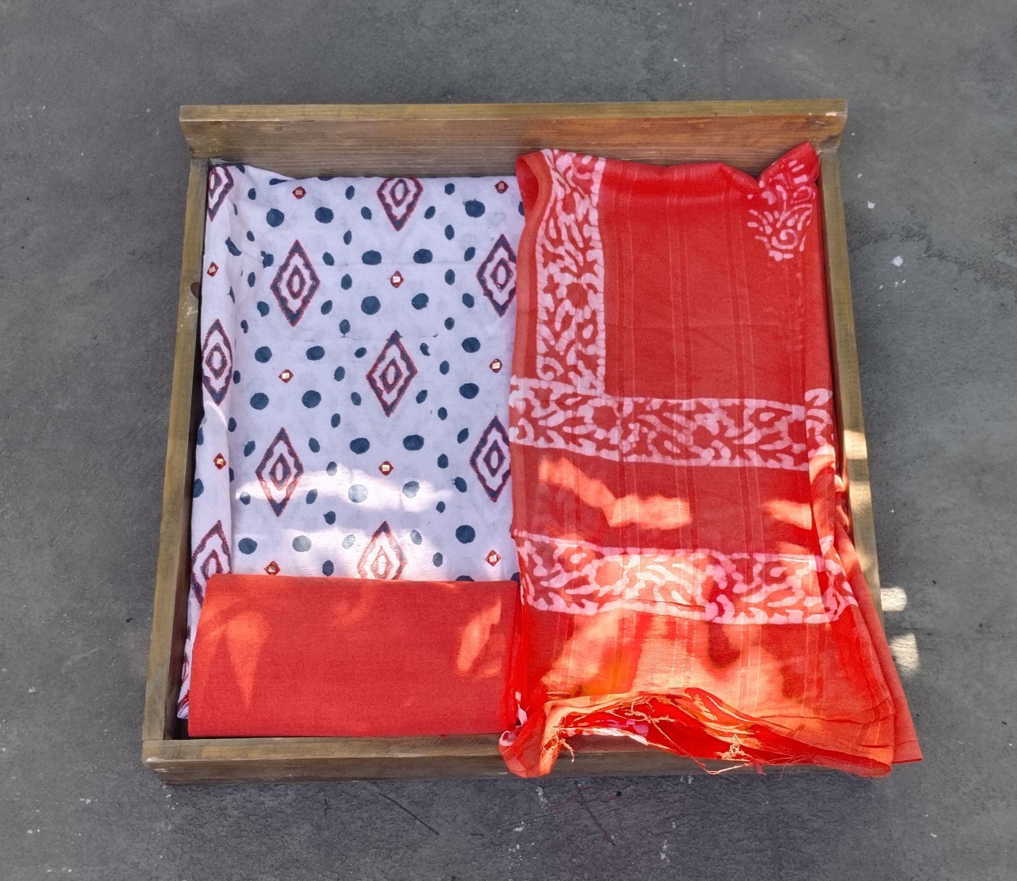 Cotton Unstitched Dress Material