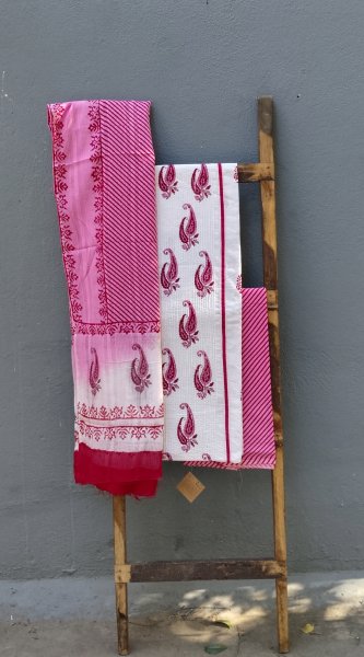 Cotton Unstitched Dress Material