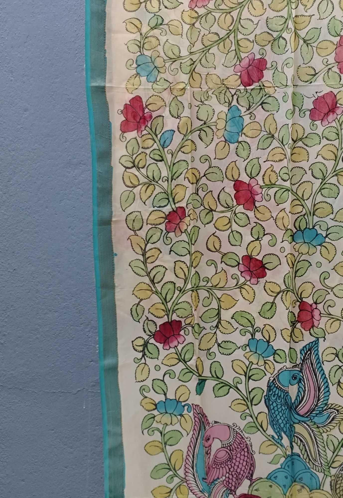Silk Kalamkari Dupatta