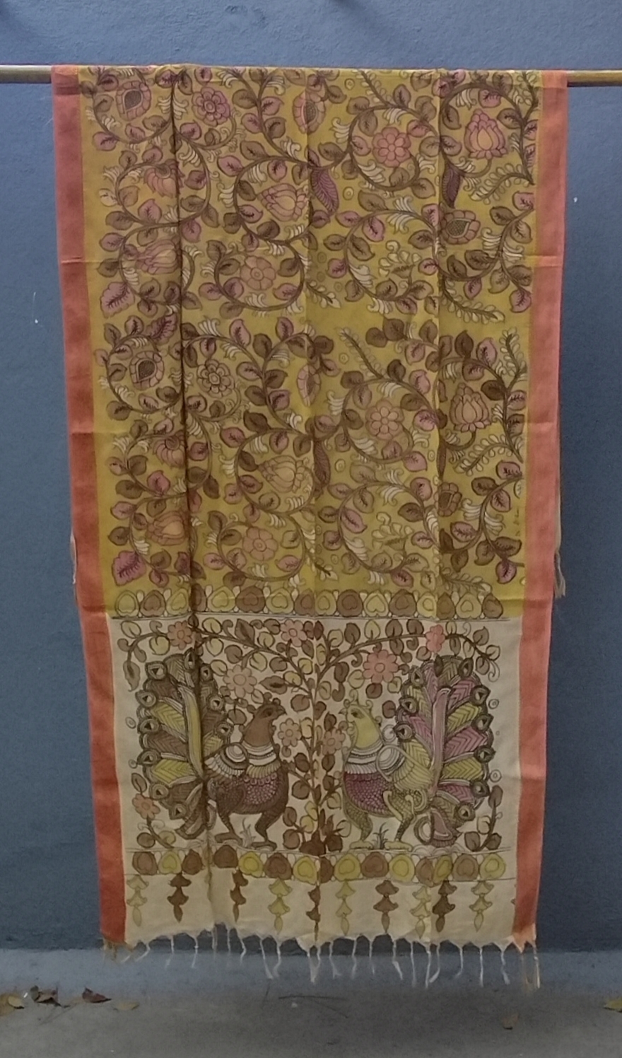 Silk Kalamkari Dupatta