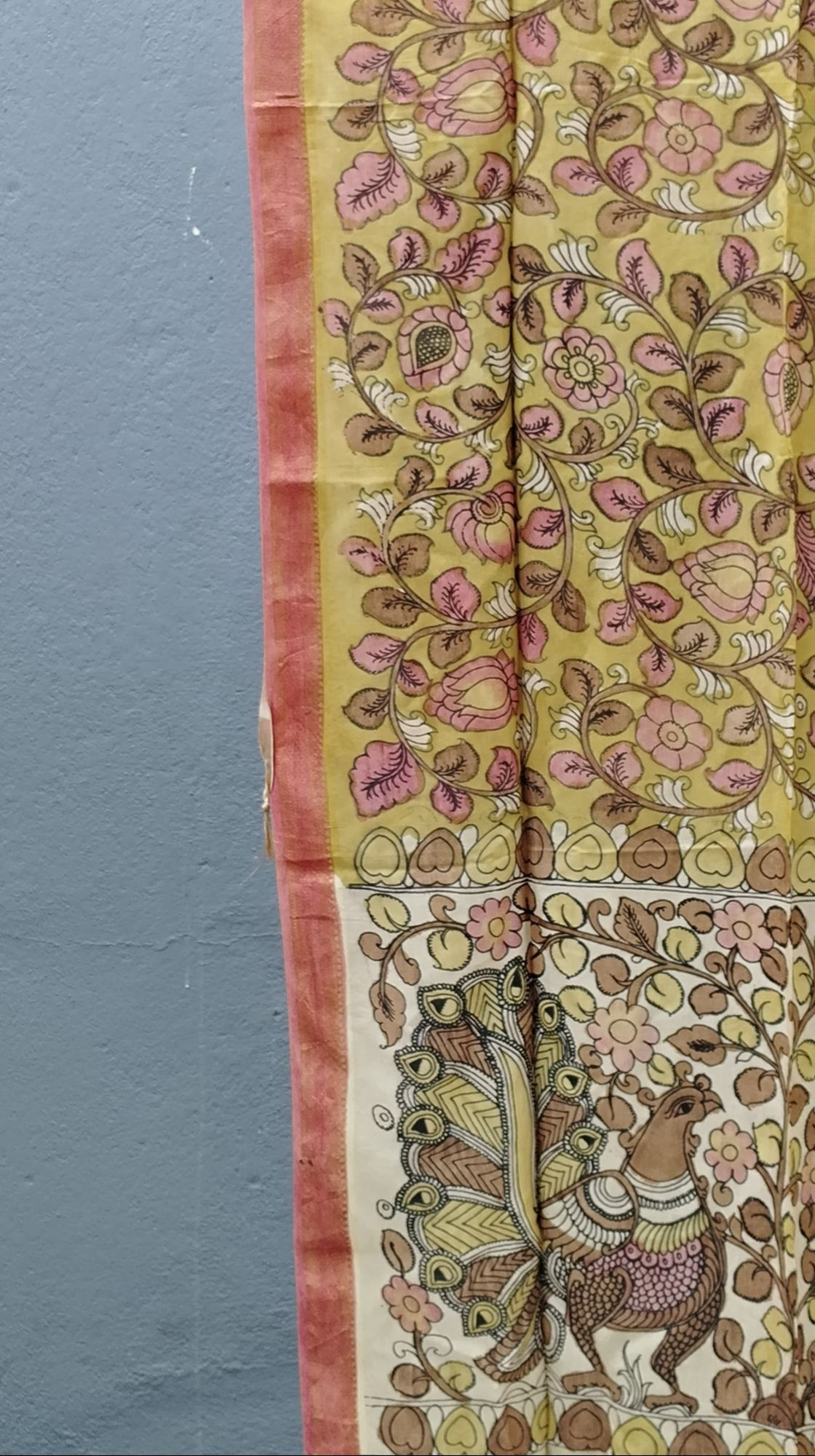 Silk Kalamkari Dupatta