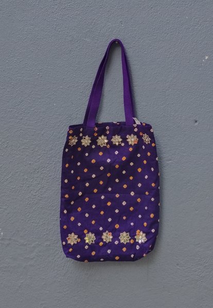 Cotton Hand Work Tote Bag