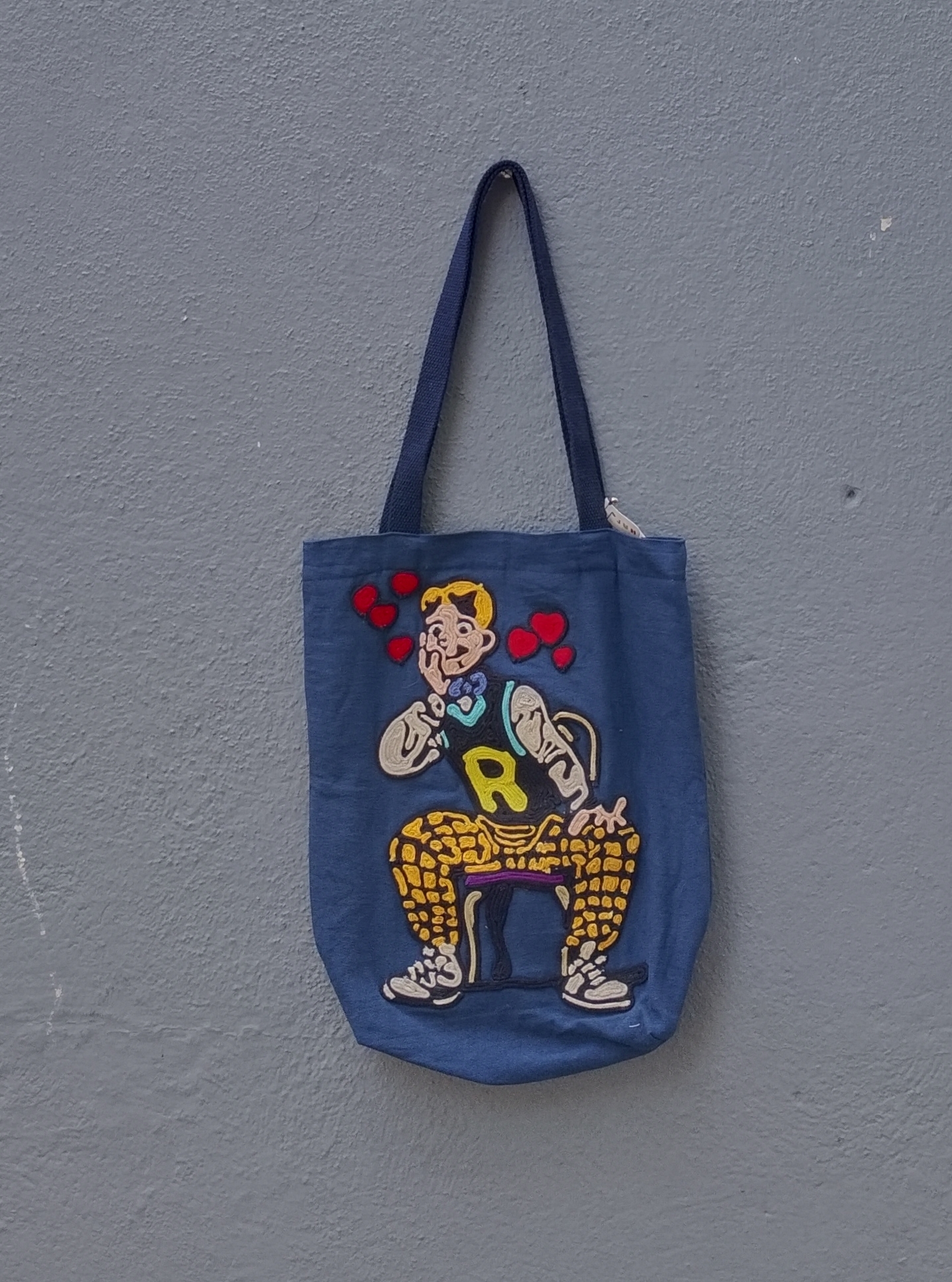 Cotton Hand Work Tote Bag