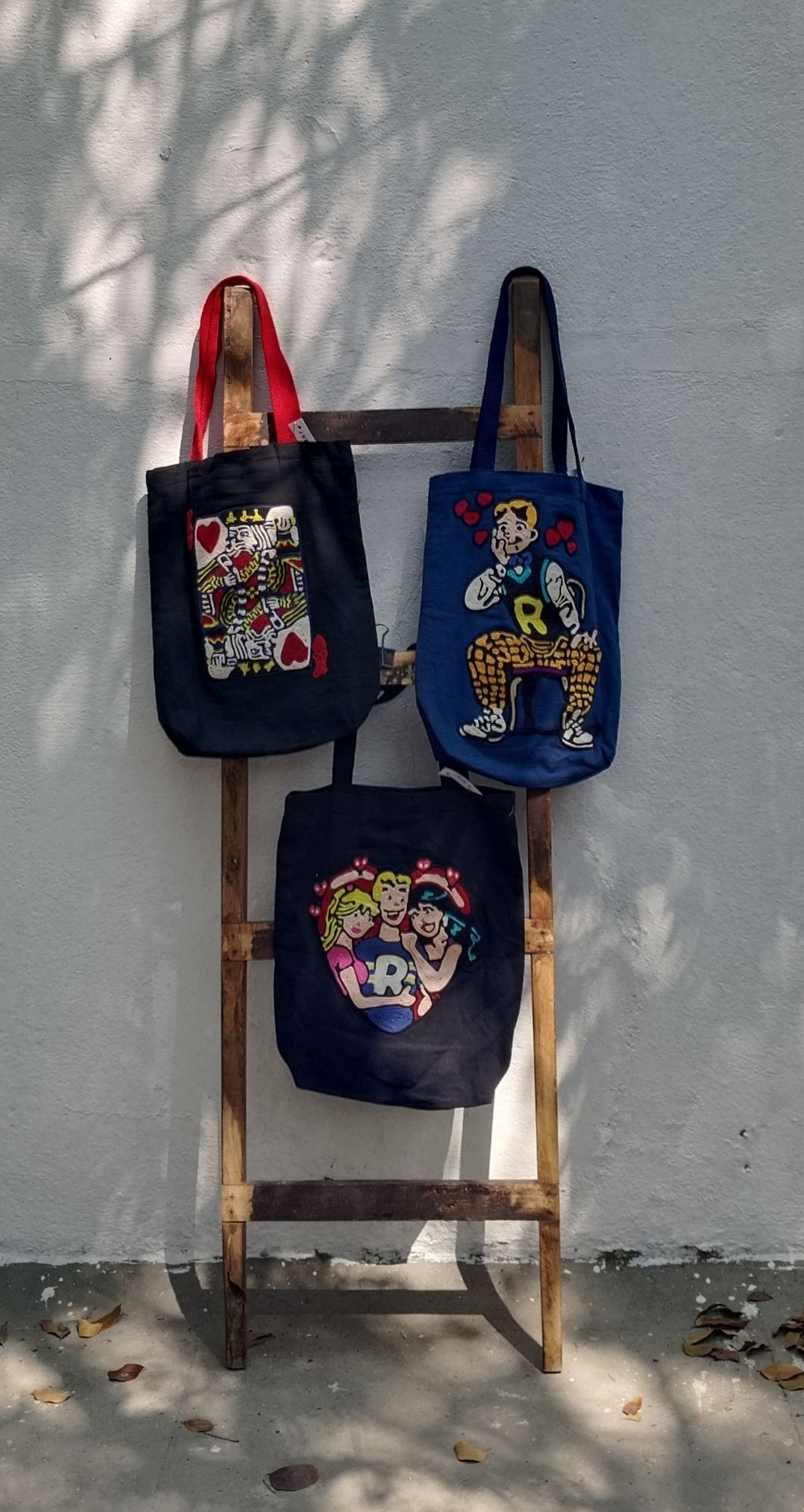 Cotton Hand Work Tote Bag