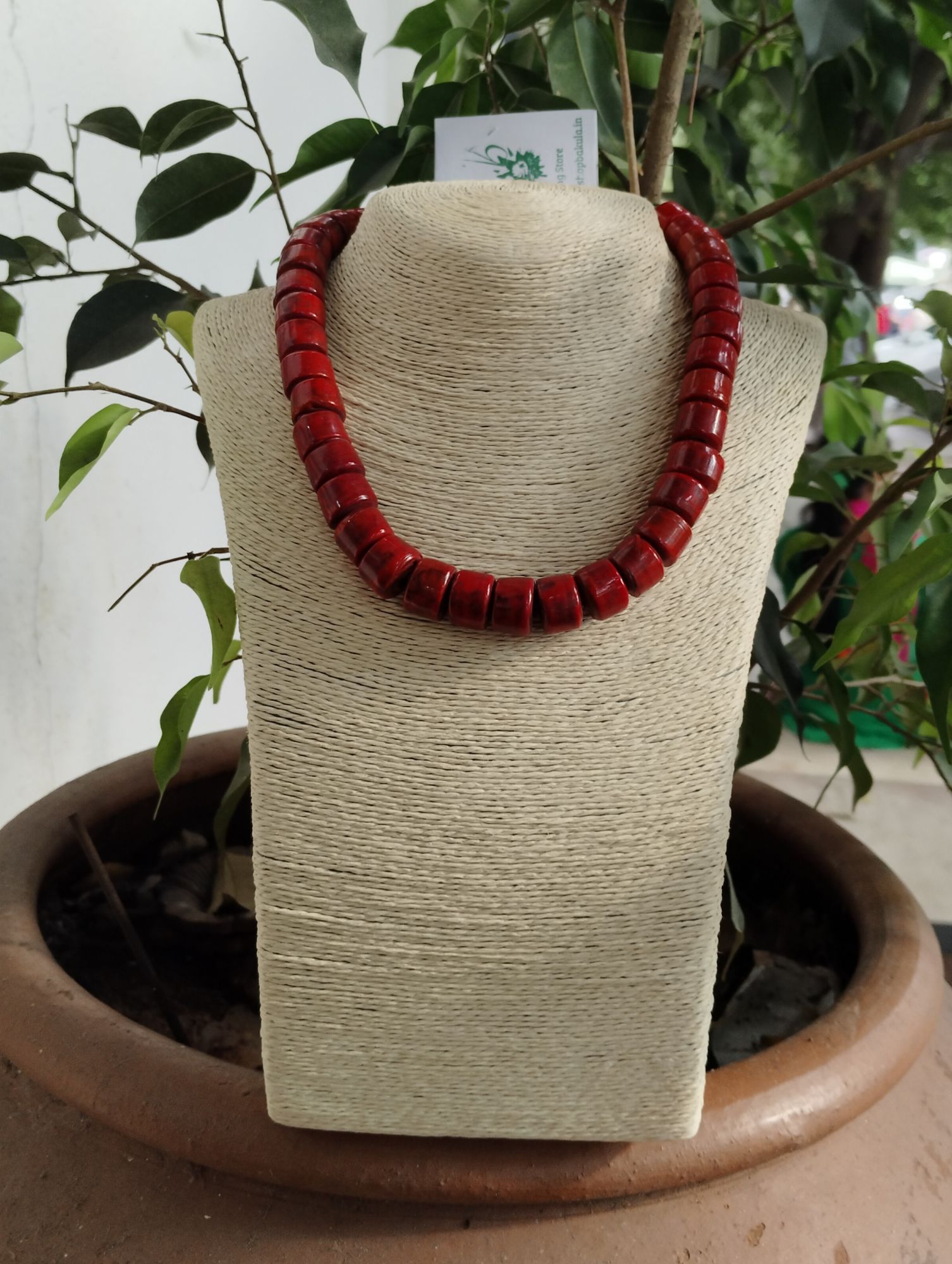 Naga Glass Beads neckpiece