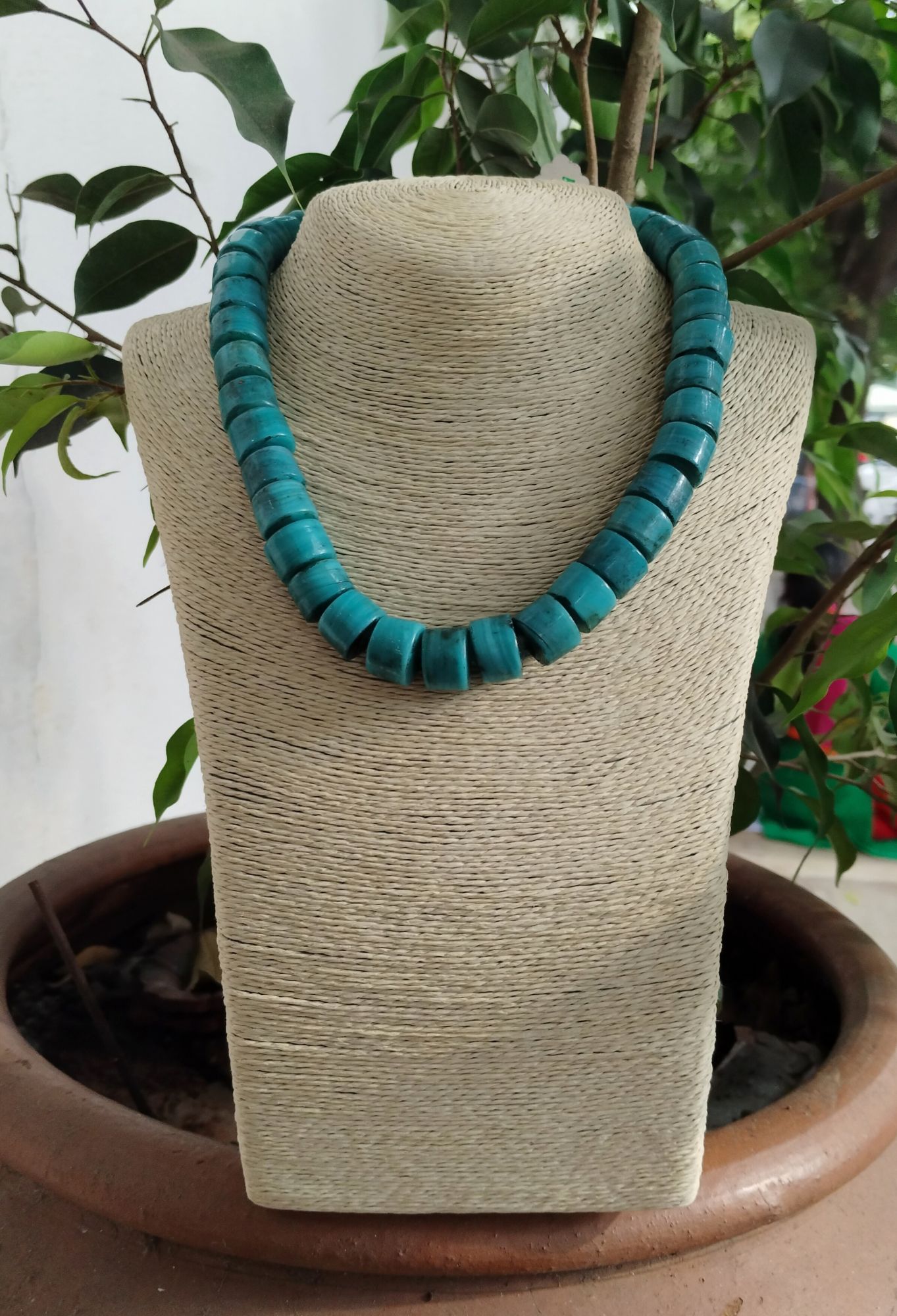 Naga Glass Beads neckpiece