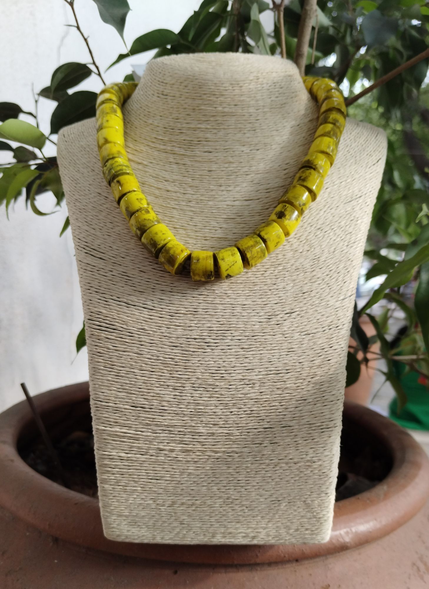 Naga Glass Beads neckpiece