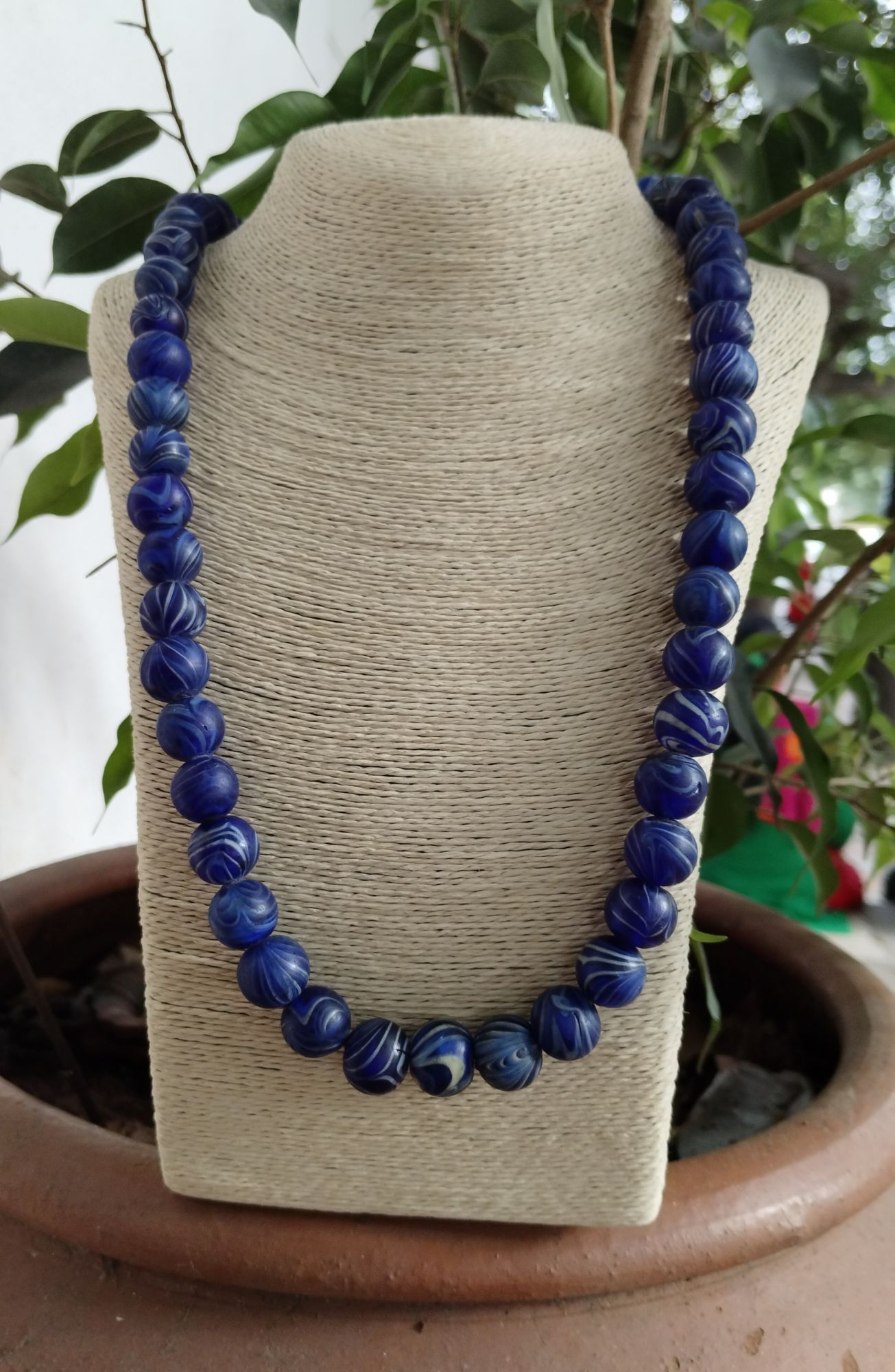 Naga Glass Beads neckpiece