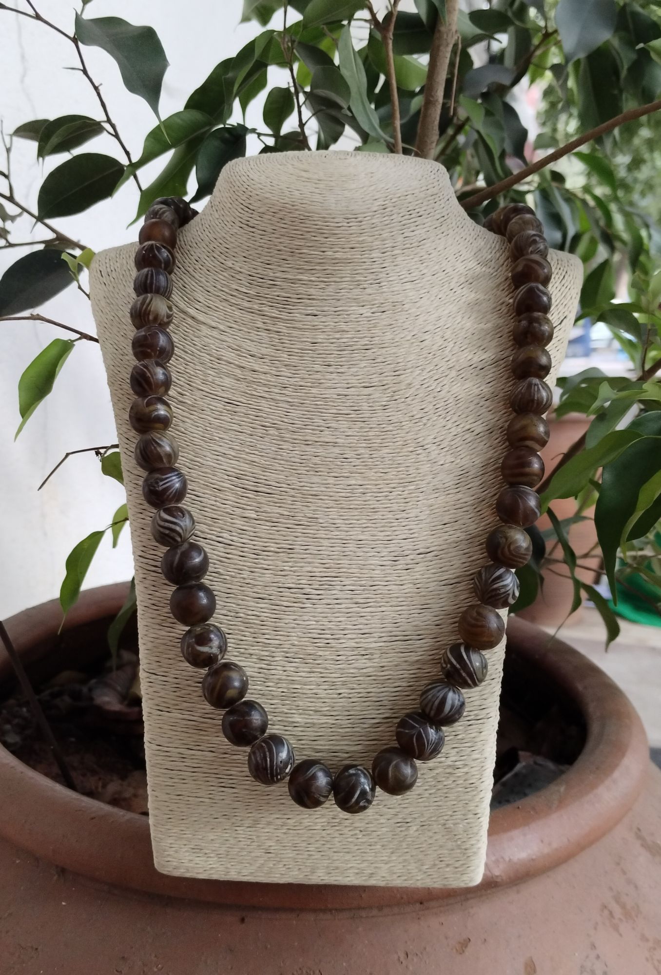 Naga Glass Beads neckpiece