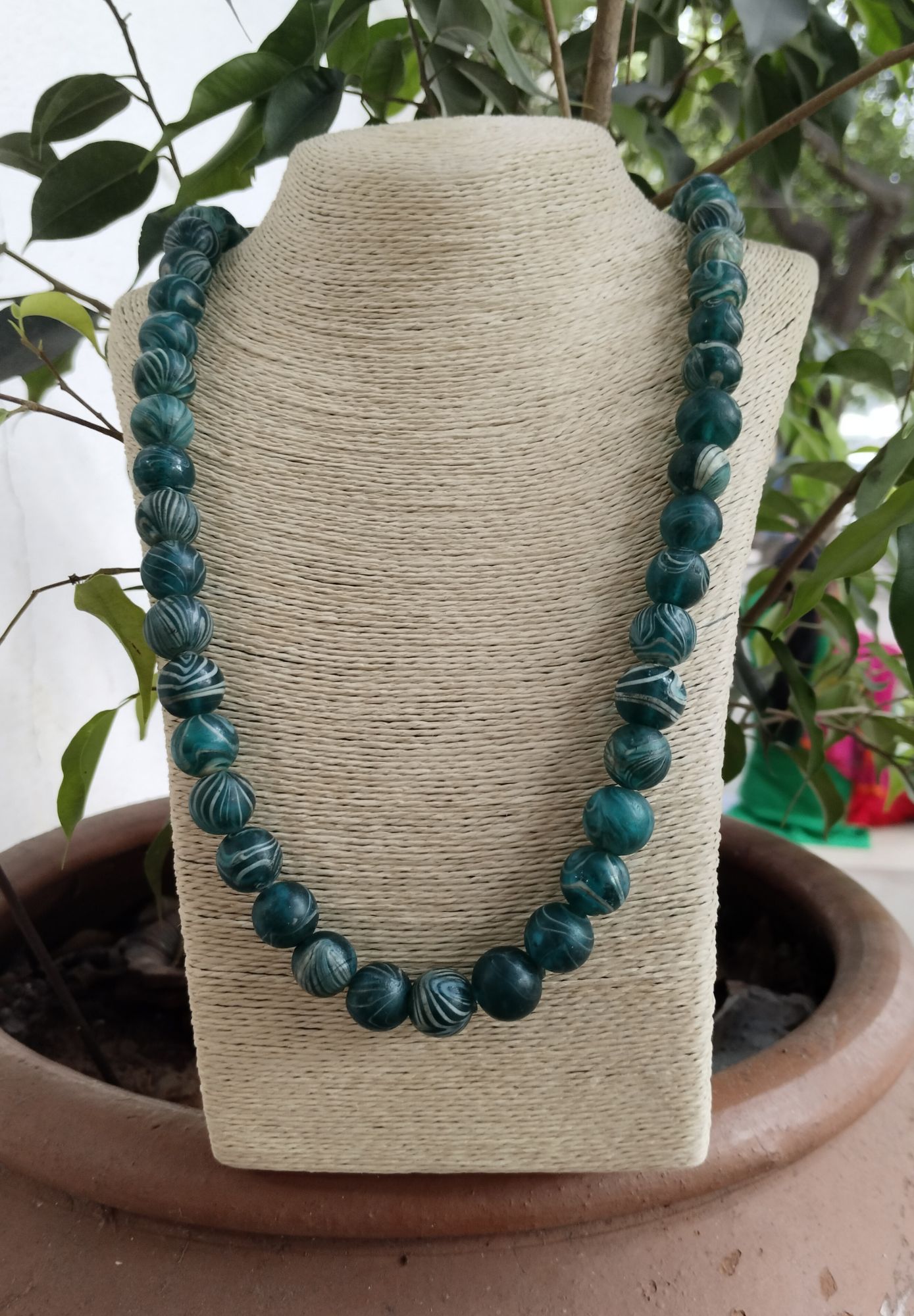 Naga Glass Beads neckpiece