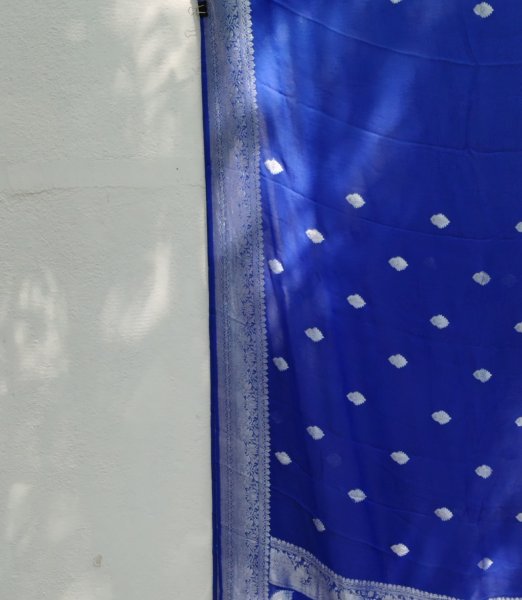 Pure Chiffon Khaddi Banarasi Saree