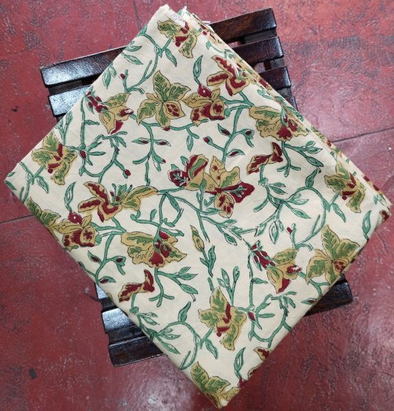 Cotton unstitched fabric